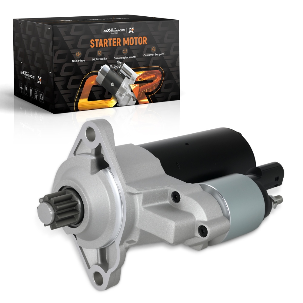 Starterfor compatible for Audi A3 Quattro V6 3.2L 2006-2009 TT Quattro 0001123017 CCW 1.7kW