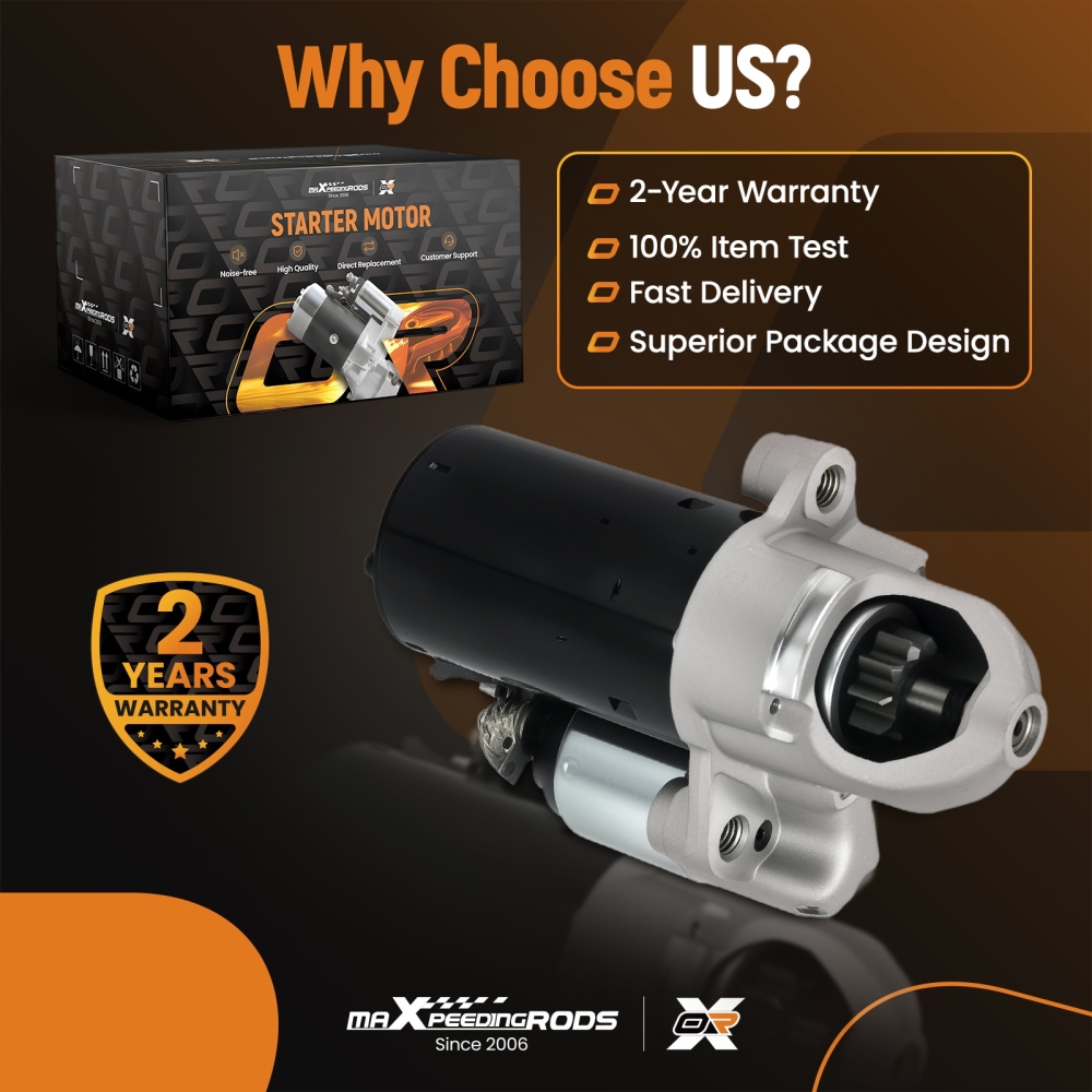 Starter Motor compatible for Audi A4 A4 Quattro A6 V6 3.0L 3.2L 1.2 KW CW 10T 17976N