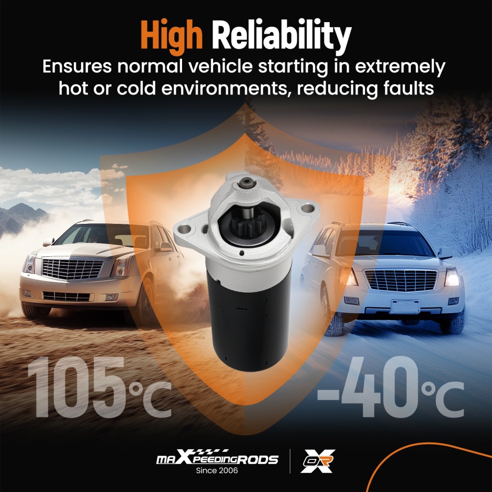 Starter Motor compatible for Caterpillar 3024C Perkins 404D-22 18949N 2.0KW CW 9T 12V