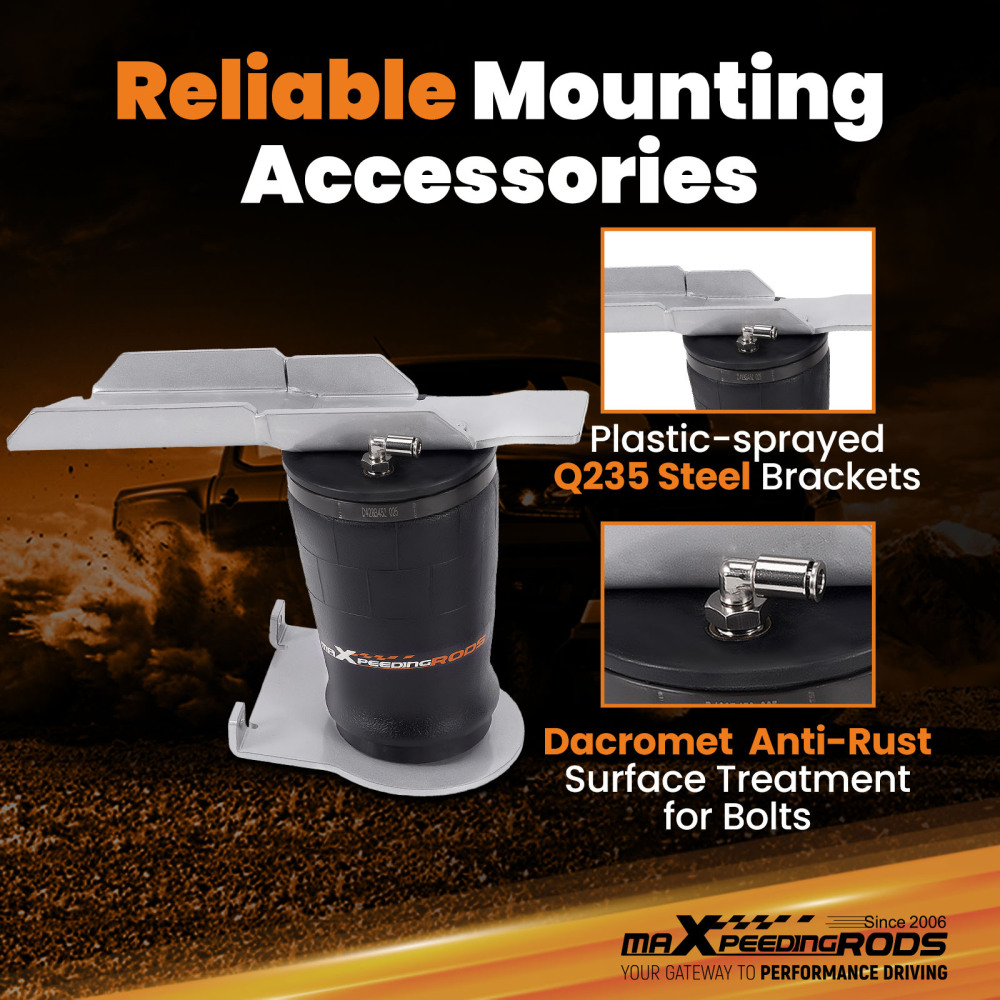 Towing Air Spring Bag Kit compatible for Toyota Hiace Commuter H200 KDH221 TRH223 2005-2019