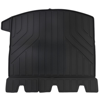All Season Cargo Mat compatible for Ford Escape 2013-2019 Black TPE Trunk Bed Liner