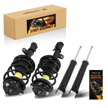 FrontRear Quick Complete Struts compatible for Hyundai Elantra Sedan 2007-2010 172305
