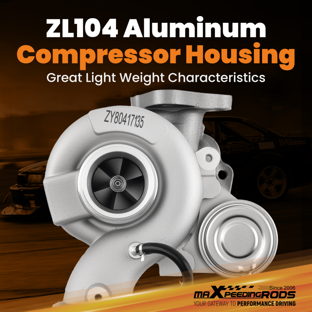 Turbocharger TD04L 49477-04000 compatible for Subaru Forester Impreza WRX EJ255 2.5L TD04