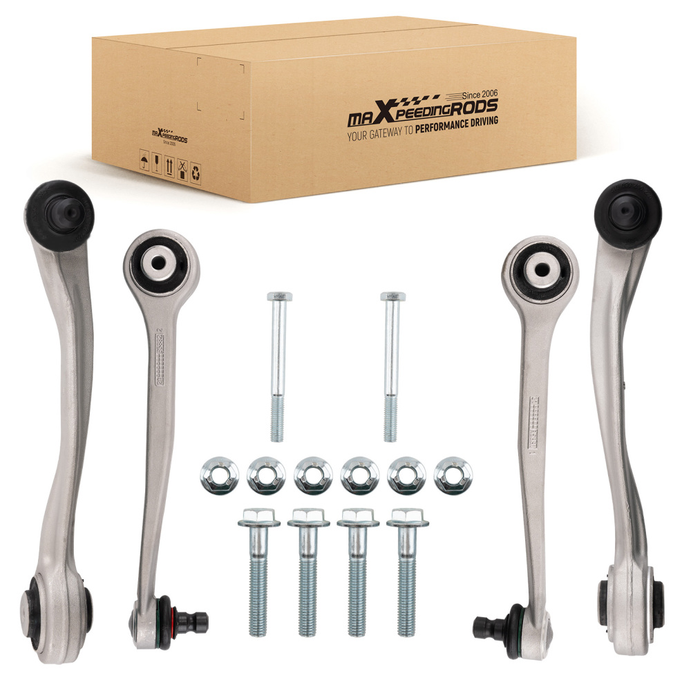 4 KIT BRACCIO DI CONTROLLO SUPERIORE ANTERIORE compatibile per AUDI A4 B8 8K2 8K5 A5 8F7 8T3