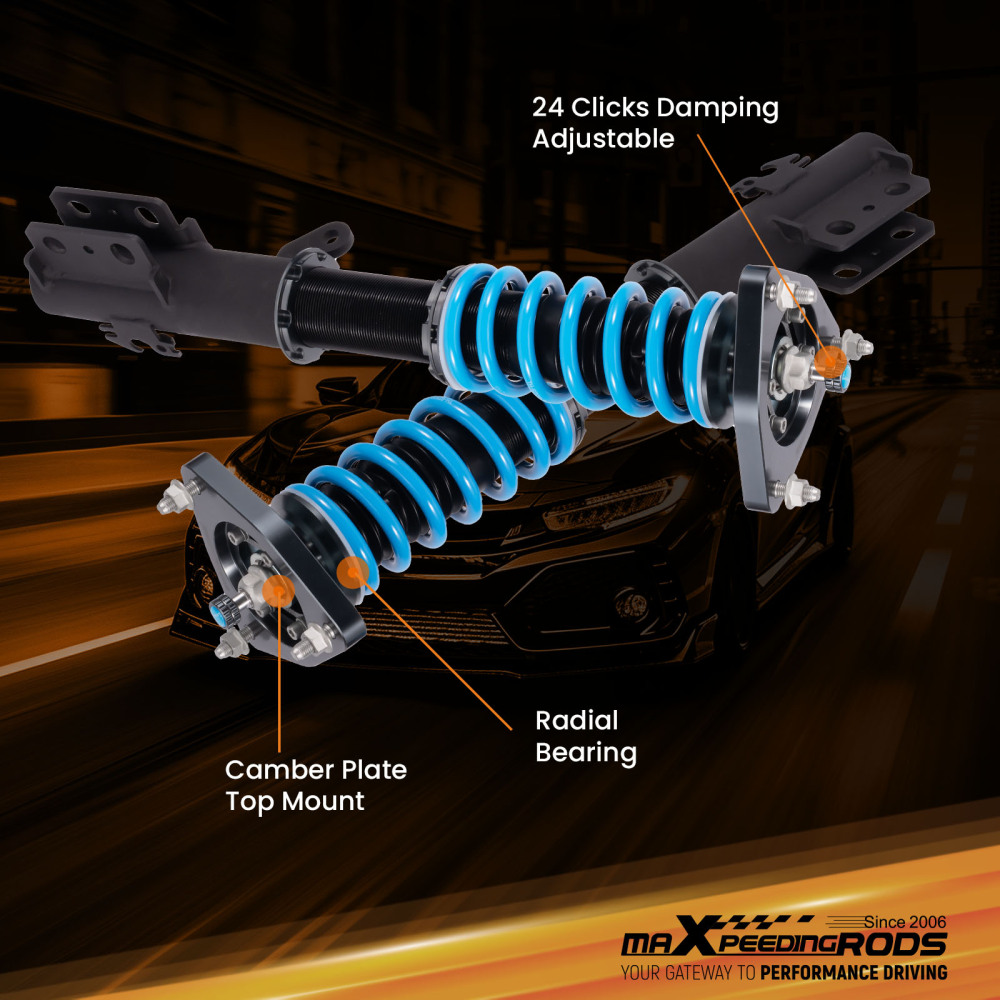 MaXpeedingrods T6 Coilovers Lowering Kit compatible for Toyota Corolla E210 Sedan 2020-2025