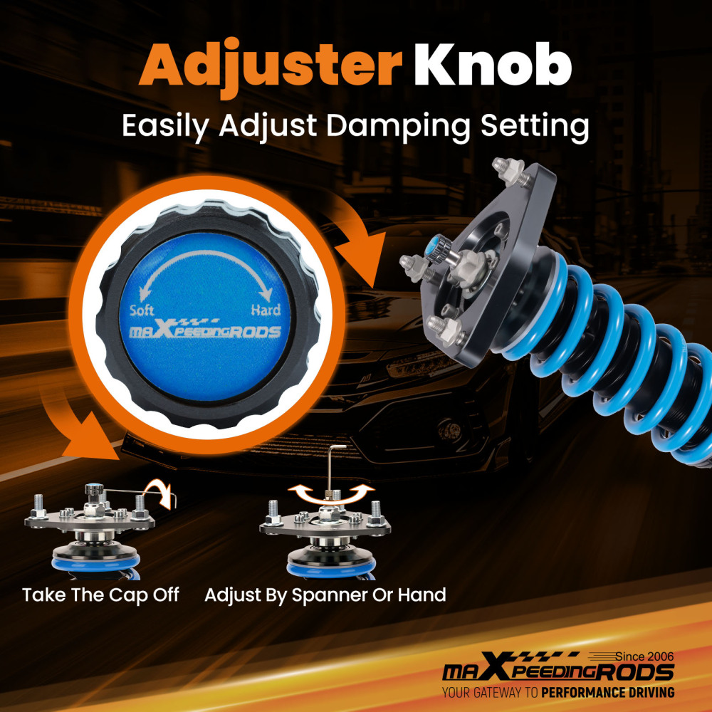MaXpeedingrods T6 Coilovers Lowering Kit compatible for Toyota Corolla E210 Sedan 2020-2025