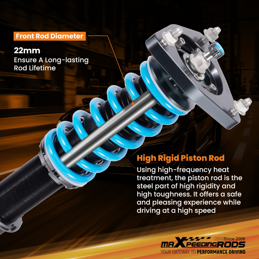 MaXpeedingrods T6 Coilovers Lowering Kit compatible for Toyota Corolla E210 Sedan 2020-2025