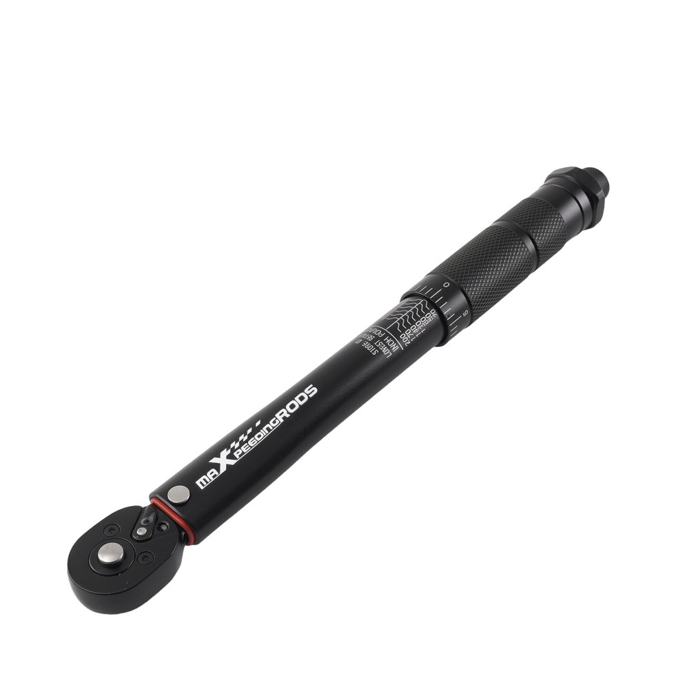 1/4 Click Torque Wrench 20-200 IN.LB Adjustable Ratchet Tool w/ Compatible for Case