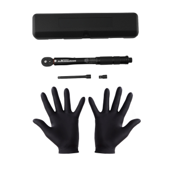 1/4 Click Torque Wrench 20-200 IN.LB Adjustable Ratchet Tool w/ Compatible for Case