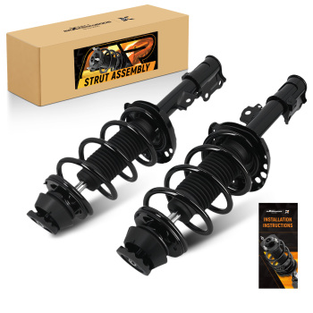 2x Complete Front Struts ShockCoil Springs Assembly compatible for Kia Soul 2010-2012