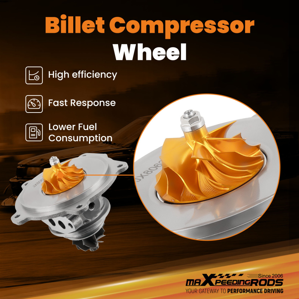 Billet Turbo Chra Cartridge compatible for Honda Accord 1.5L 18-23 181201132E Turbocharger