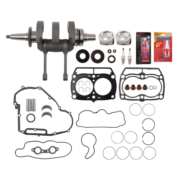 Crankshaft Piston Gasket Set compatible for Polaris Ranger Sportsman RZR 800 Engine Rebuild