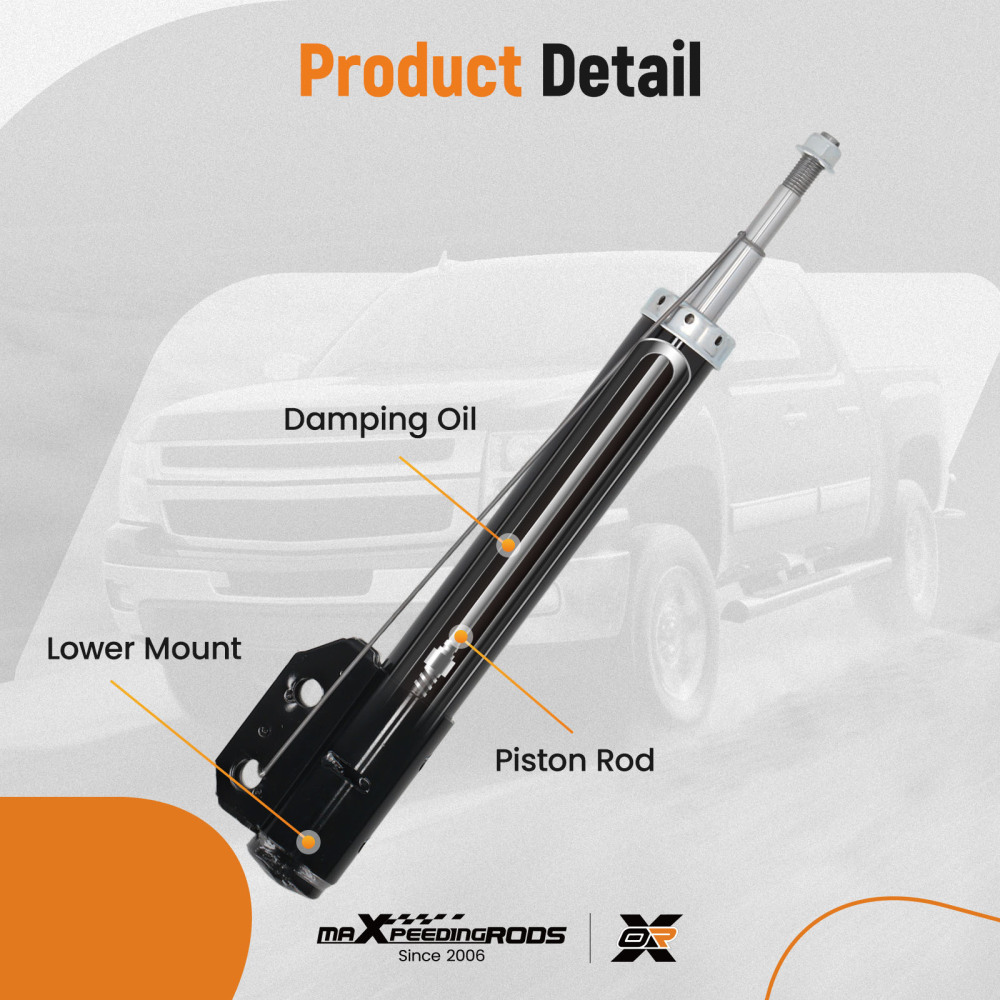 Front Shock Absorbers compatible for Ford Mustang 1994-2004 Base 3.8L 2003-2004 4.6L Base