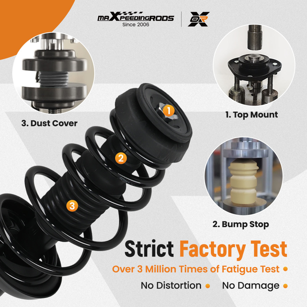 Pair Front Strut Spring Absorbers compatible for Chevrolet Cruze compatible for FWD 2012-2015 1.4L 1.8L