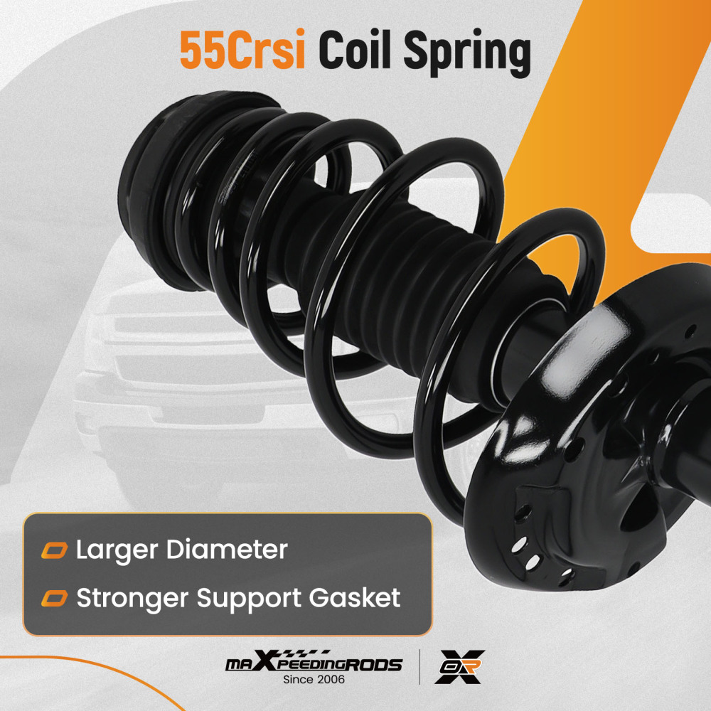 Pair Front Strut Spring Absorbers compatible for Chevrolet Cruze compatible for FWD 2012-2015 1.4L 1.8L