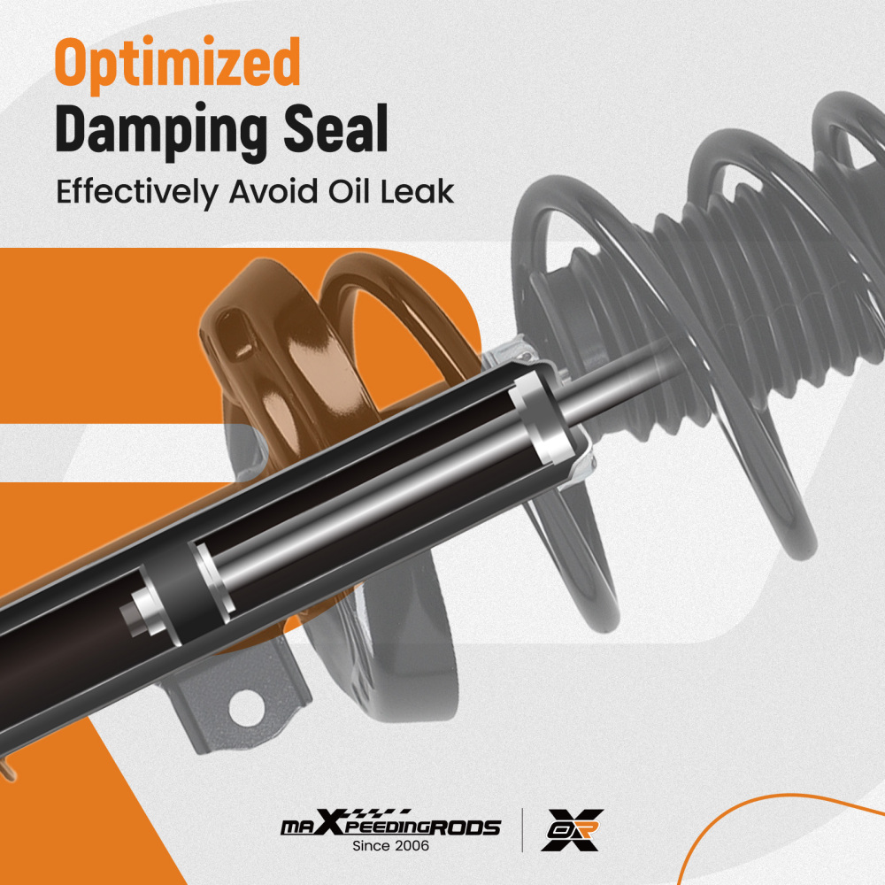 Pair Front Strut Spring Absorbers compatible for Chevrolet Cruze compatible for FWD 2012-2015 1.4L 1.8L