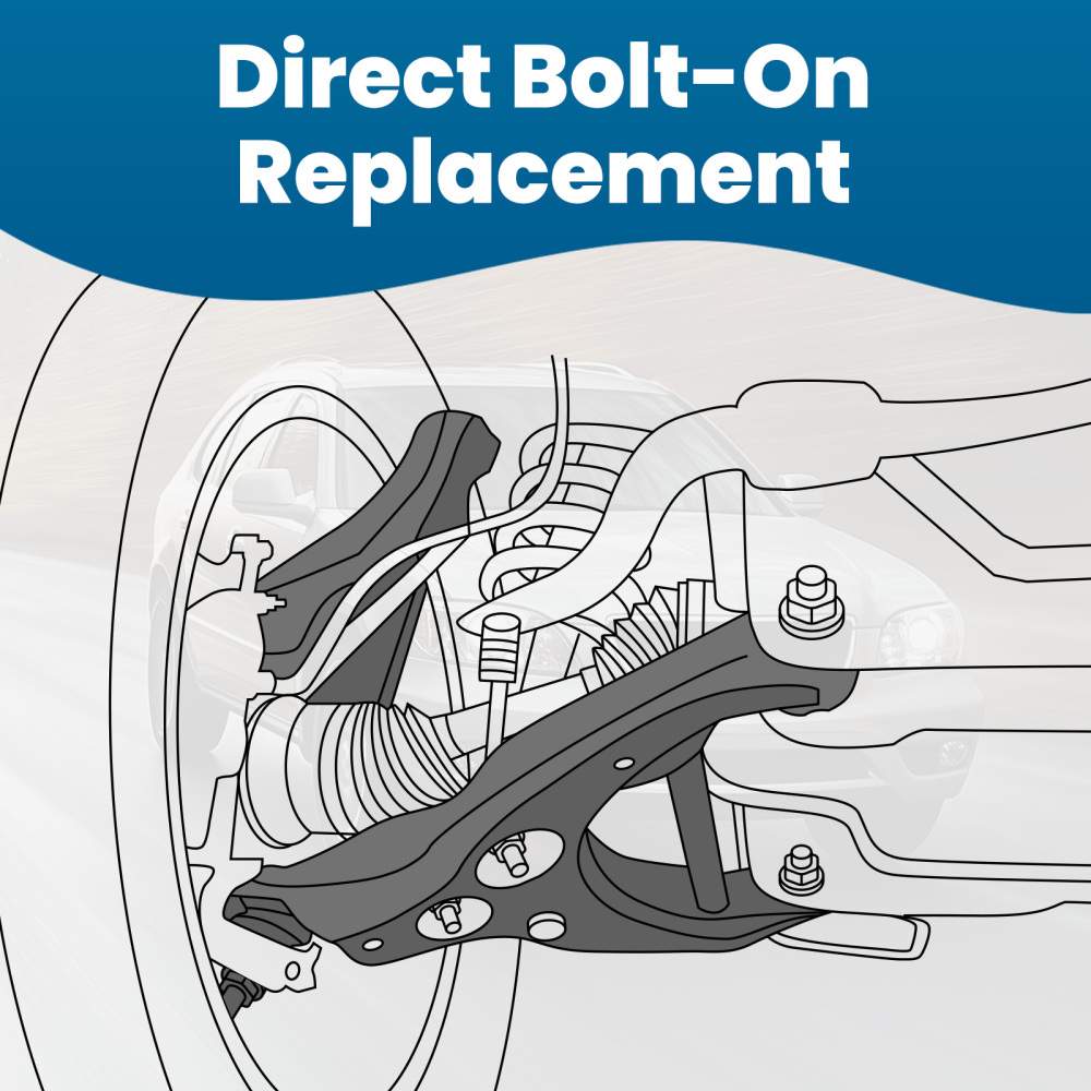 Front Lower Control Arms w/Ball Joint Sway Bars for 2006 2007 2008 compatible for Honda Pilot