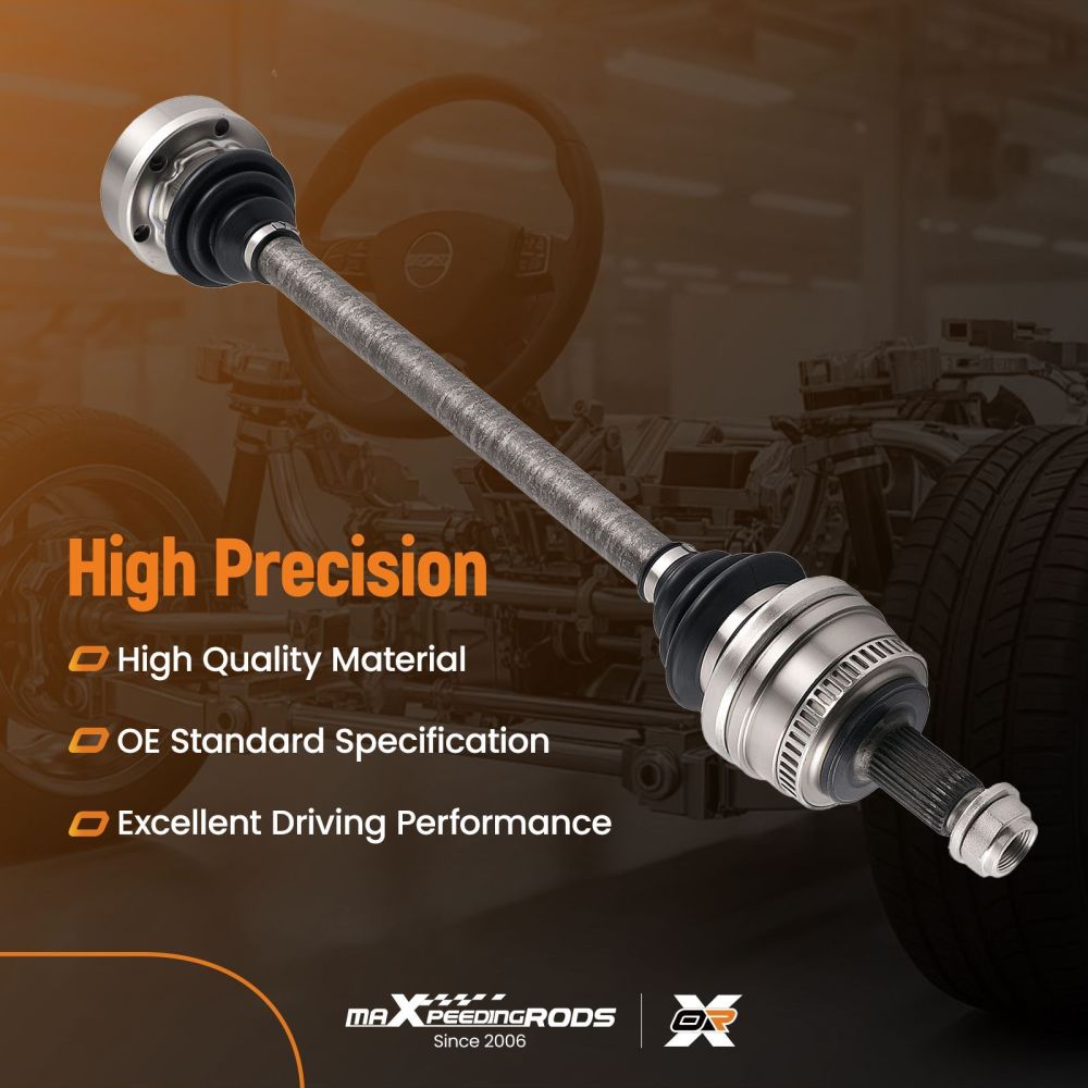 REAR DRIVE SHAFT CV JOINTS OFF/SIDE compatible for BMW 1 SERIES E81-E82-E87-E88- 2004gt;2013