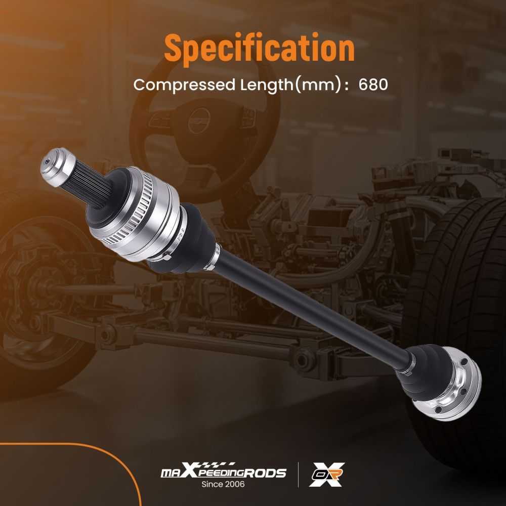 REAR OFF SIDE DRIVE SHAFT compatible for BMW X3 E83 04-10 33217540116 33207537608