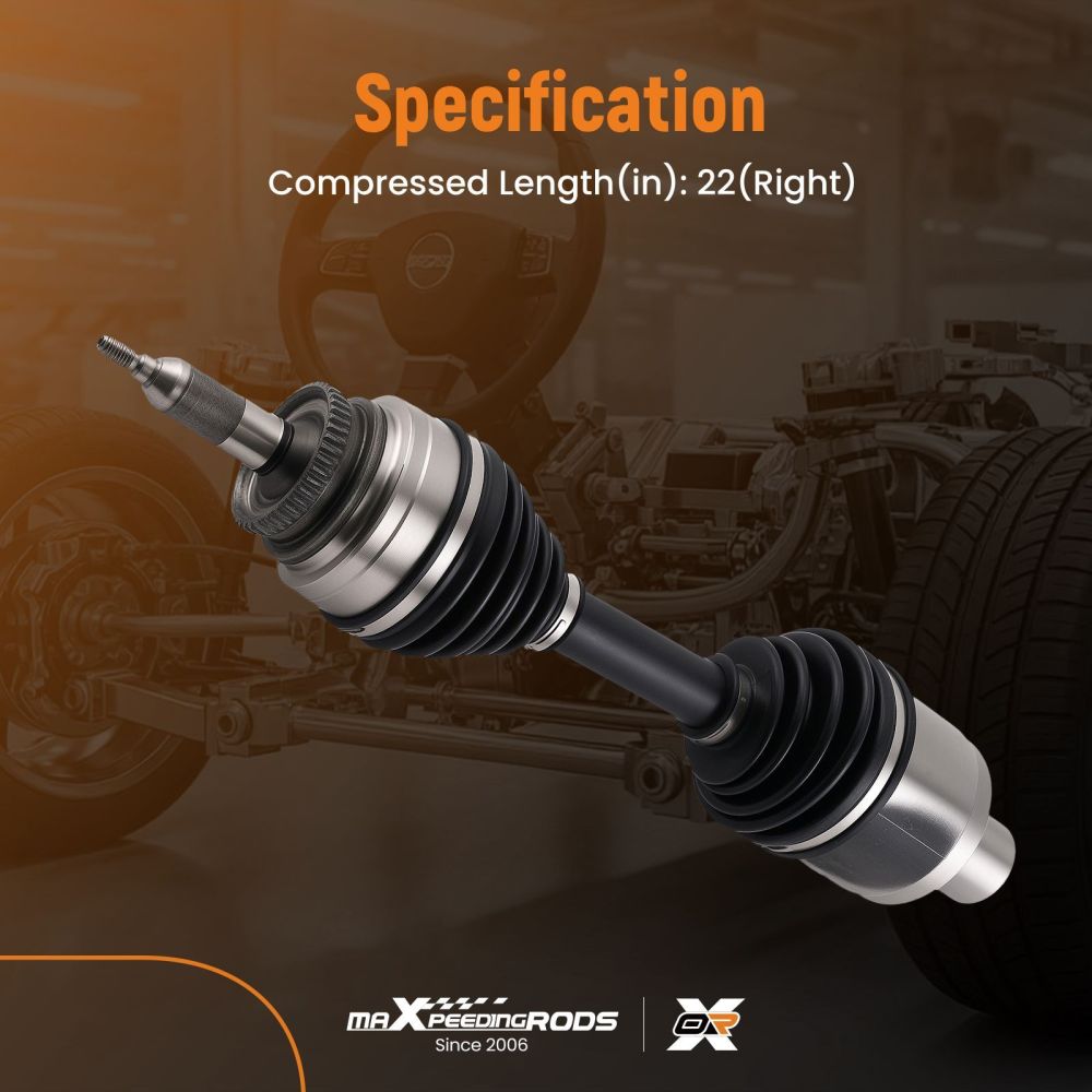 Front Right CV Axle Assembly compatible for Ford F-150 Expedition 07-15 compatible for Lincoln 07-15 4WD