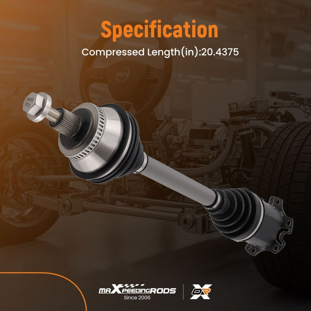 DRIVE SHAFT compatible for SEAT AUDI A4/B7/Convertible/B6 BWE 2.0L 4cyl EXEO ST