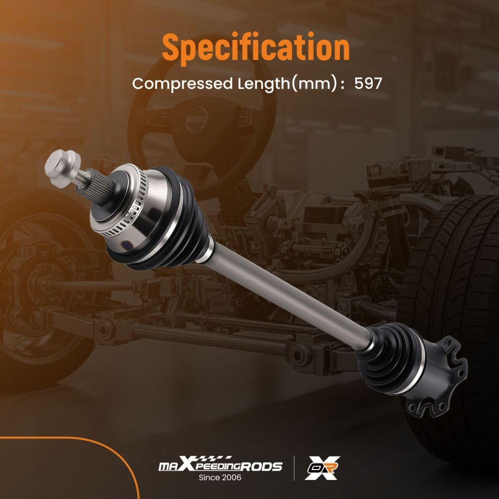 Drive Shaft Front Left compatible for Audi A4 B6 B7 compatible for Seat Exeo 3R2 3R5 8E0407271AT Manual