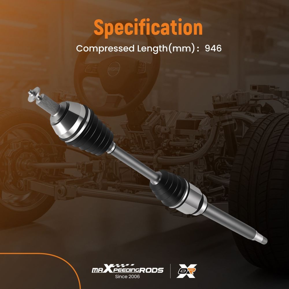 Semiasse CV Anteriore Destro compatibile per Ford Galaxy 1.6-2.2L 2006-2015 1460805