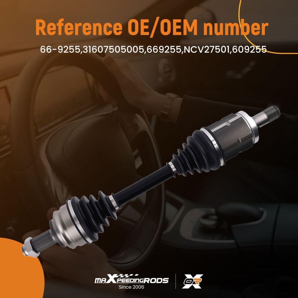 Albero CV Anteriore compatibile per BMW X5 E53 3.0-4.8 2000-2006 31607505005