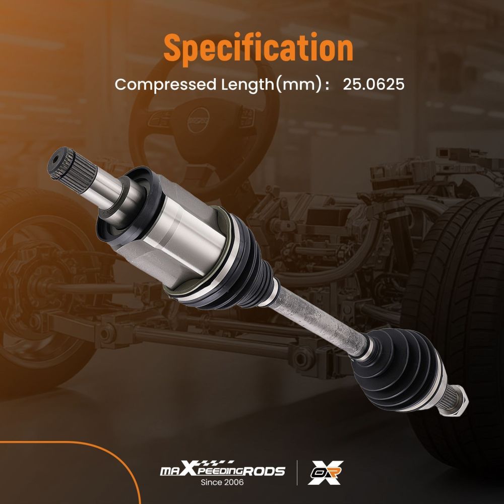 Assemblaggio Semiasse CV Anteriore Sinistro compatibile per BMW X5 E70 3.0L 2007-13 66-9318