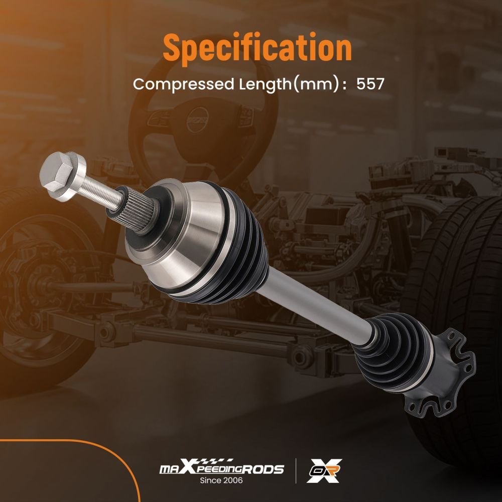 Driveshaft Assembly Front Right compatible for Audi A6 C6 4F2 4F5 4F0407272N