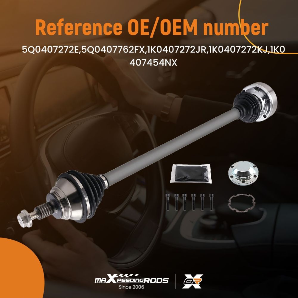 Albero CV Anteriore Destro compatibile per AUDI A3 1.4 TFSI 2007-12 5Q0407272E 795mm