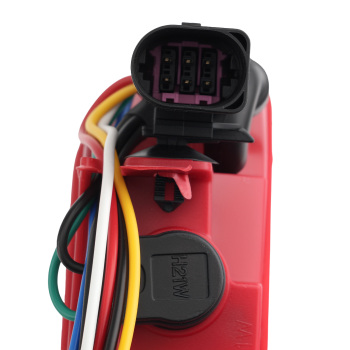 Passenger Side Bumper Light compatible for Audi Q7 2006-2015 4L0945096A Halogen Red Lens