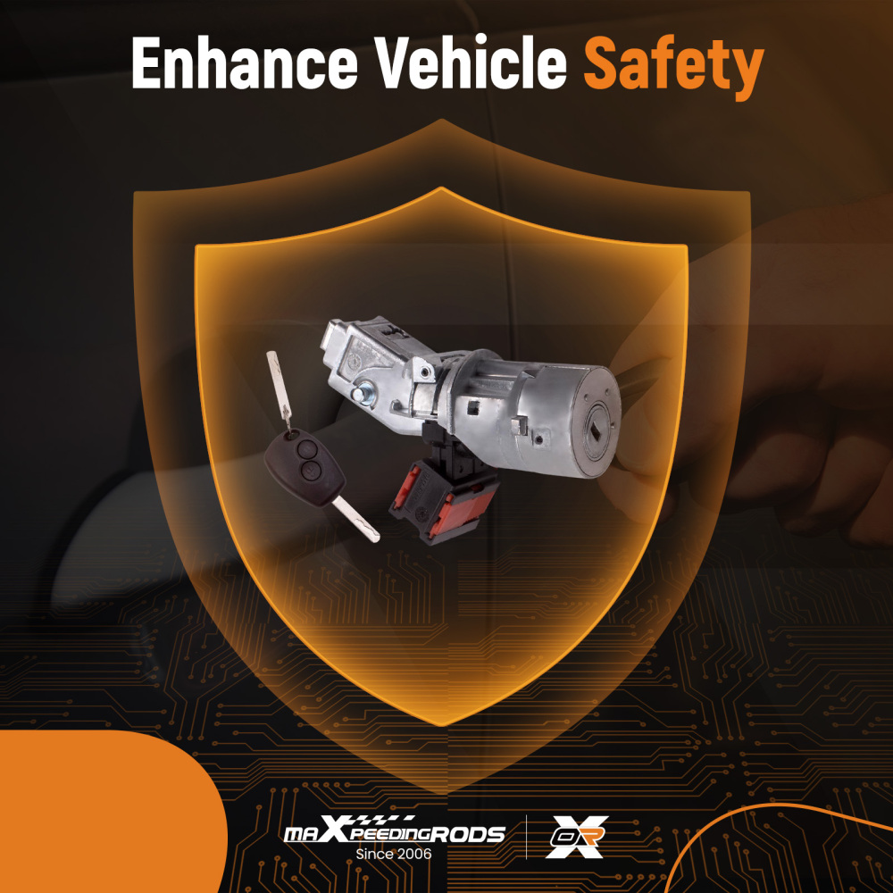 Compatible for Renault Clio Modus Master Trafic compatible for Vauxhall Ignition Lock Barrel Switch