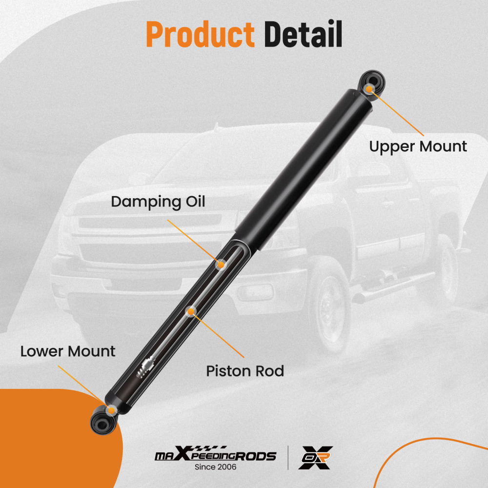 Rear Shock Absorber Assembly Left Right compatible for Dodge Ram 1500 4WD 2002-2008