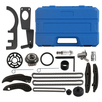 Complete Timing Chain Set Includes Installation Tools compatible for BMW 320d N47 Engine