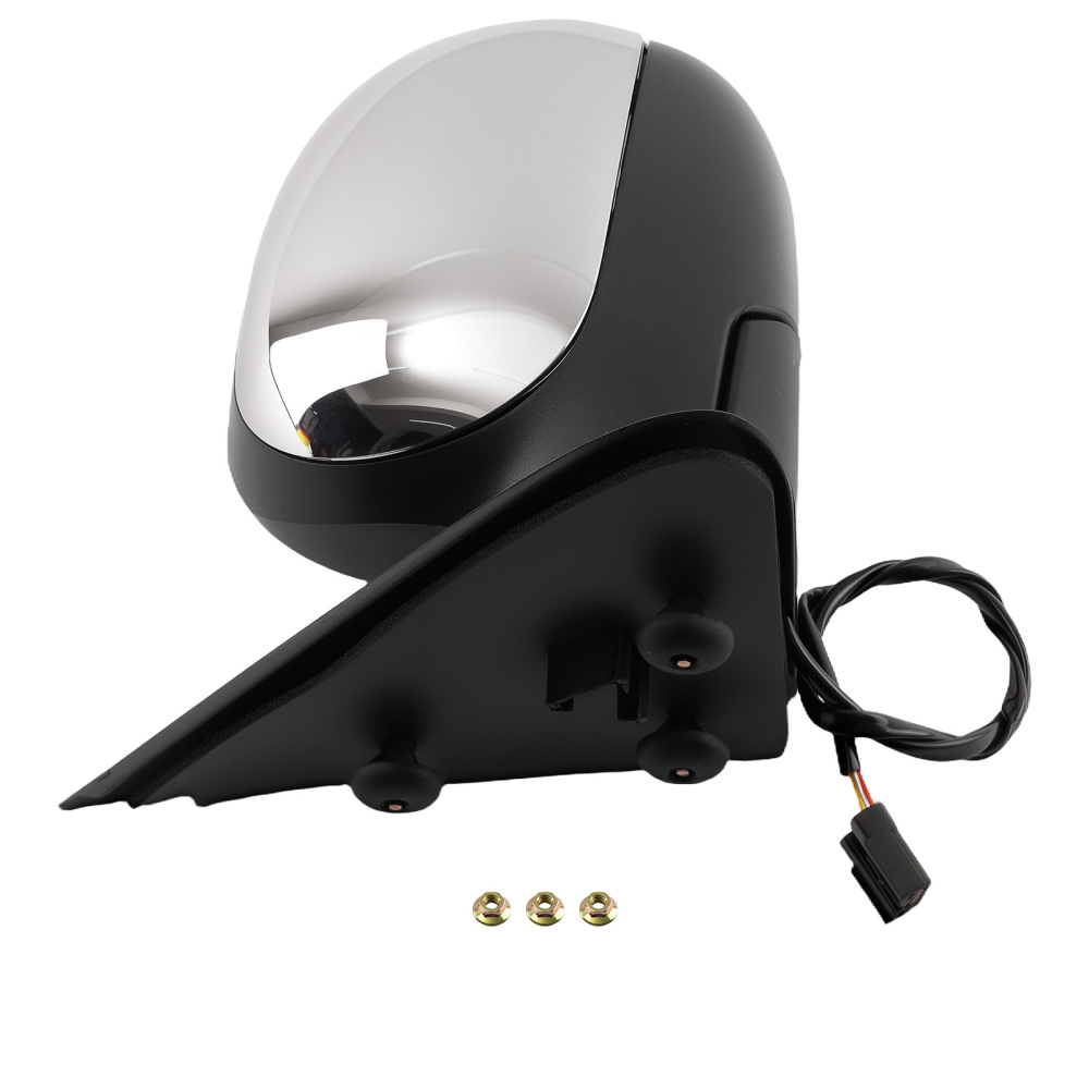 Chrome Mirror Left Side compatible for Ford F-150 compatible for Lightning 99-02 F85Z17683FAB FO1320138