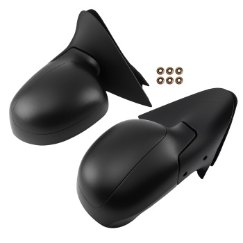 Black Door Mirror Assembly compatible for Ford F-150 Regular Cab 1997-2004 FO1320300