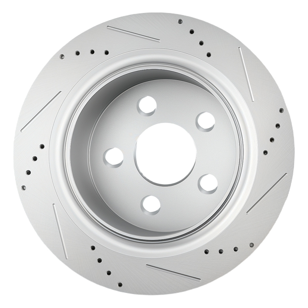 Rear Brake Rotors+Calipers w/Pads compatible for Dodge Ram 1500 2005-2010/Compatible for Ram 1500 2011-18