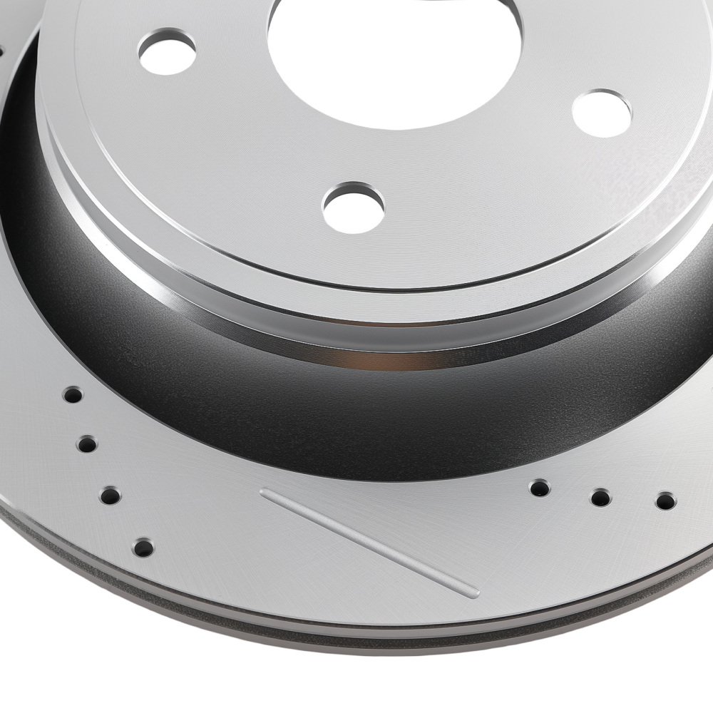 Rear Brake Rotors+Calipers w/Pads compatible for Dodge Ram 1500 2005-2010/Compatible for Ram 1500 2011-18