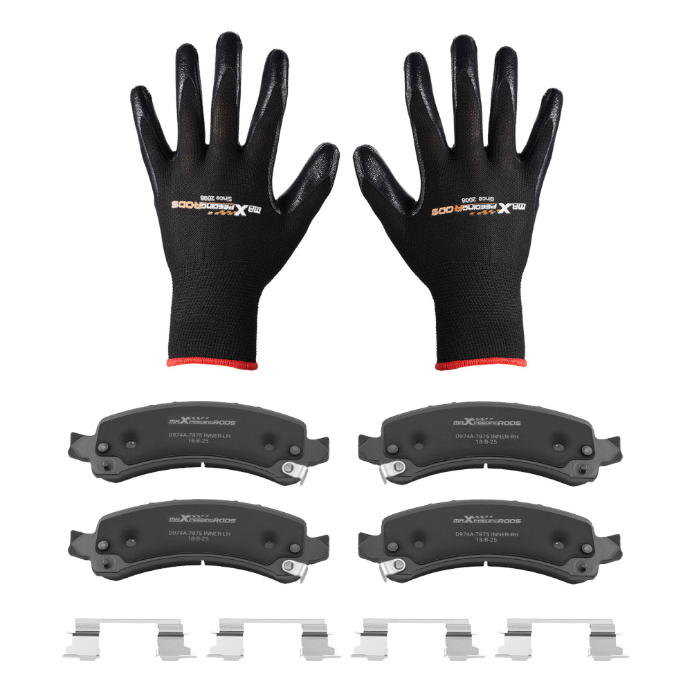 Rear Brake Rotors+Calipers w/Pads compatible for Cadillac Escalade/Chevrolet Tahoe 2002