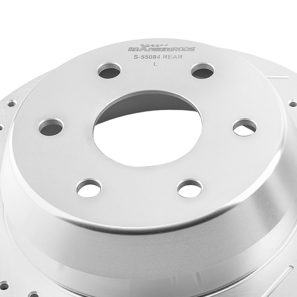 Rear Brake Rotors+Calipers w/Pads compatible for Cadillac Escalade/Chevrolet Tahoe 2002