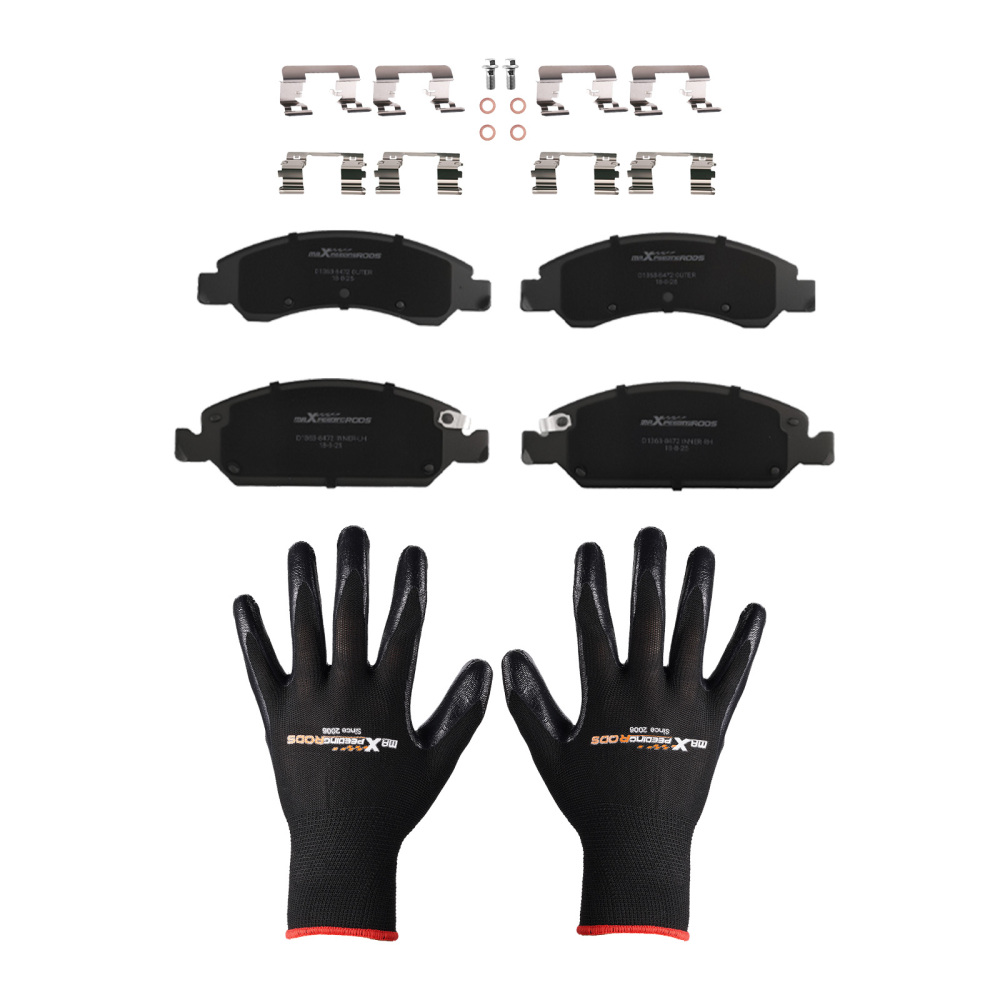 Front Brake Rotors+Calipers w/Pads compatible for Cadillac Escalade/Escalade ESV 2008-2020