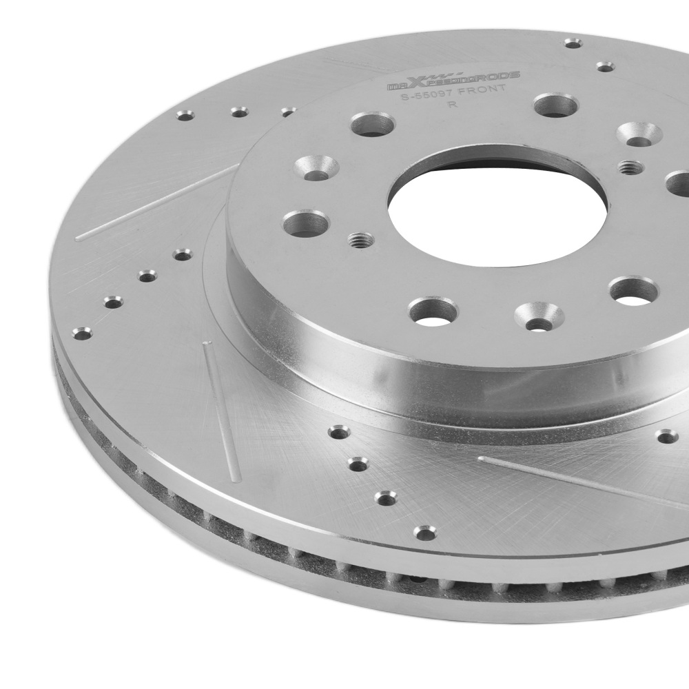 Front Brake Rotors+Calipers w/Pads compatible for Cadillac Escalade/Escalade ESV 2008-2020