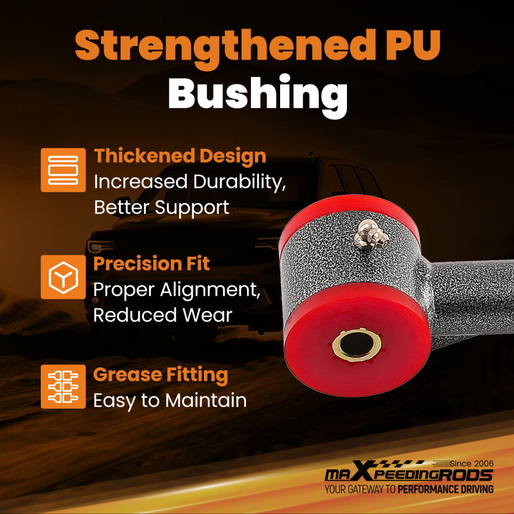 2-4 Lifted Front Upper Control Arms Pair for 2019 2020 2021-2023 compatible for Ford Ranger