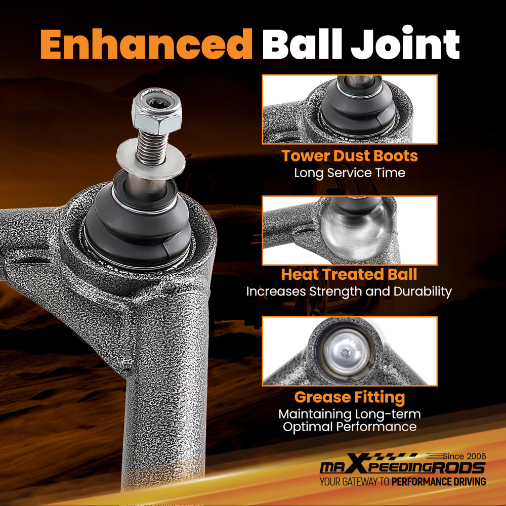 2-4 Lifted Front Upper Control Arms Pair for 2019 2020 2021-2023 compatible for Ford Ranger