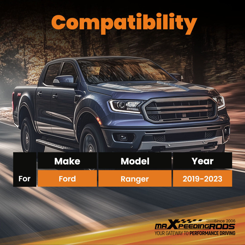 2-4 Lifted Front Upper Control Arms Pair for 2019 2020 2021-2023 compatible for Ford Ranger