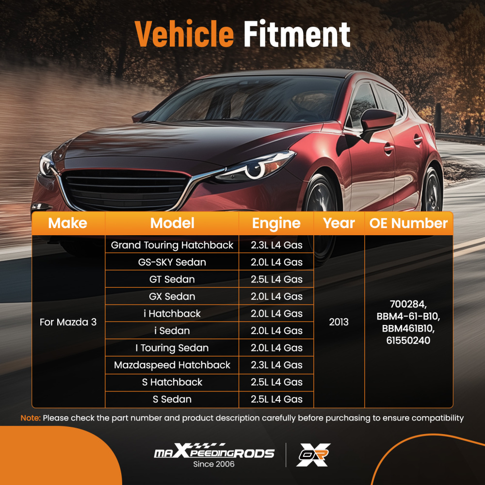 HVAC Heater Blower Motor With Fan for 2010 -2013 compatible for Mazda 3 700284 BBM4-61-B10