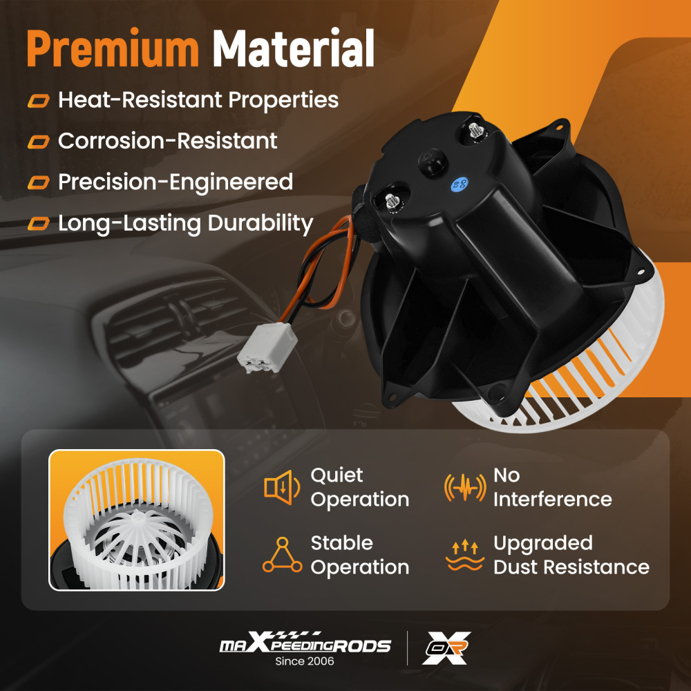 HVAC Heater Blower Motor With Fan for 2010 -2013 compatible for Mazda 3 700284 BBM4-61-B10