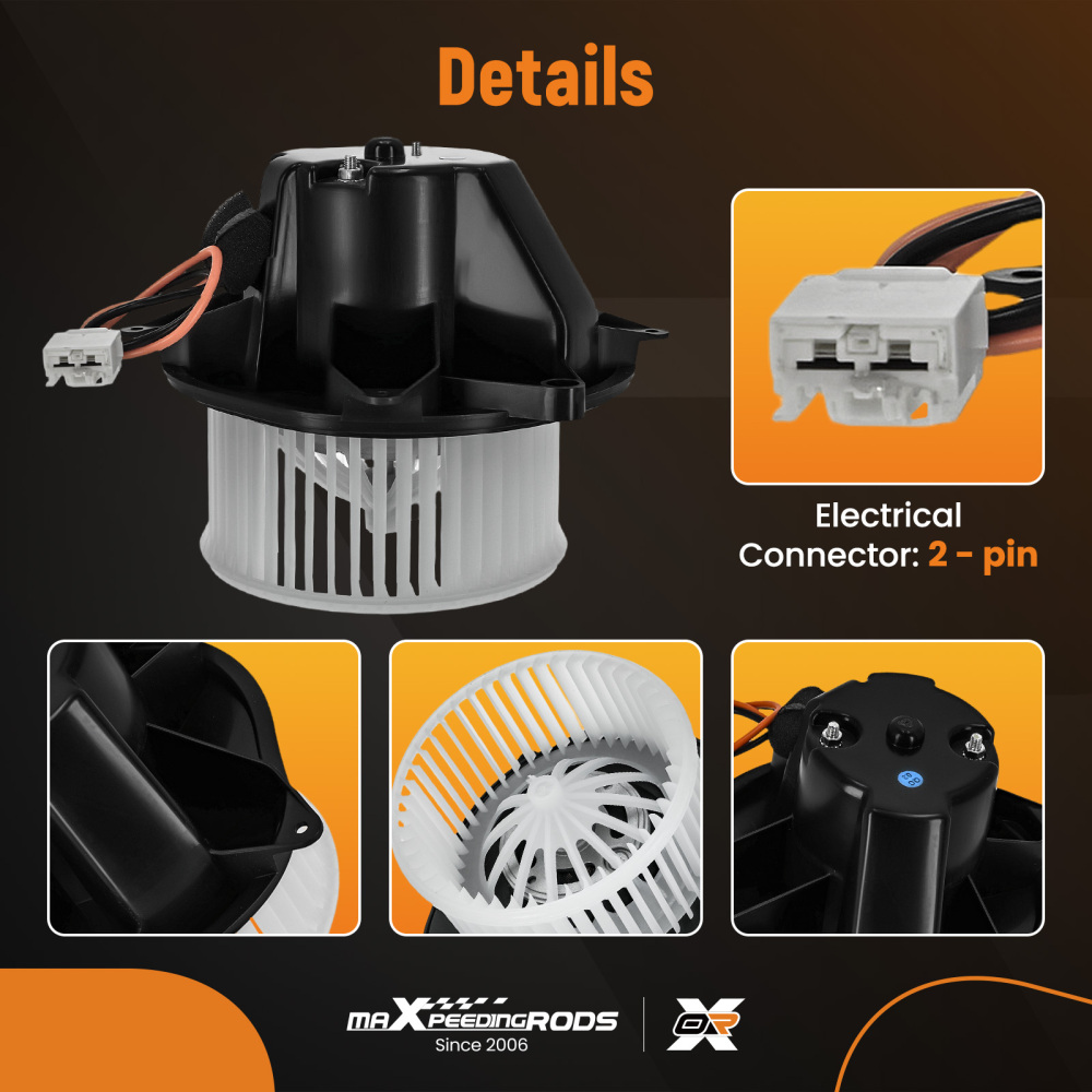 HVAC Heater Blower Motor With Fan for 2010 -2013 compatible for Mazda 3 700284 BBM4-61-B10