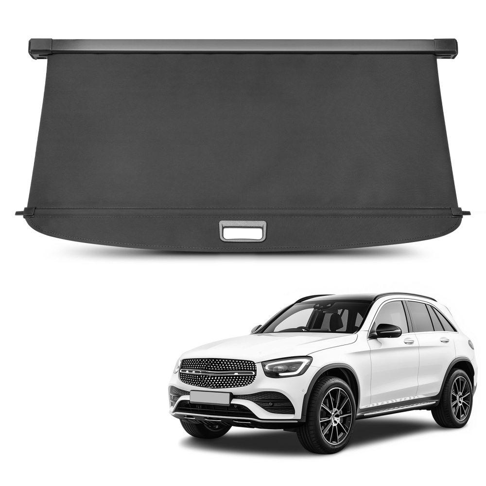 Black Boot Cover Nerf Bars compatible for Mercedes-Benz GLC 2015-2021 A2538107200 Rear